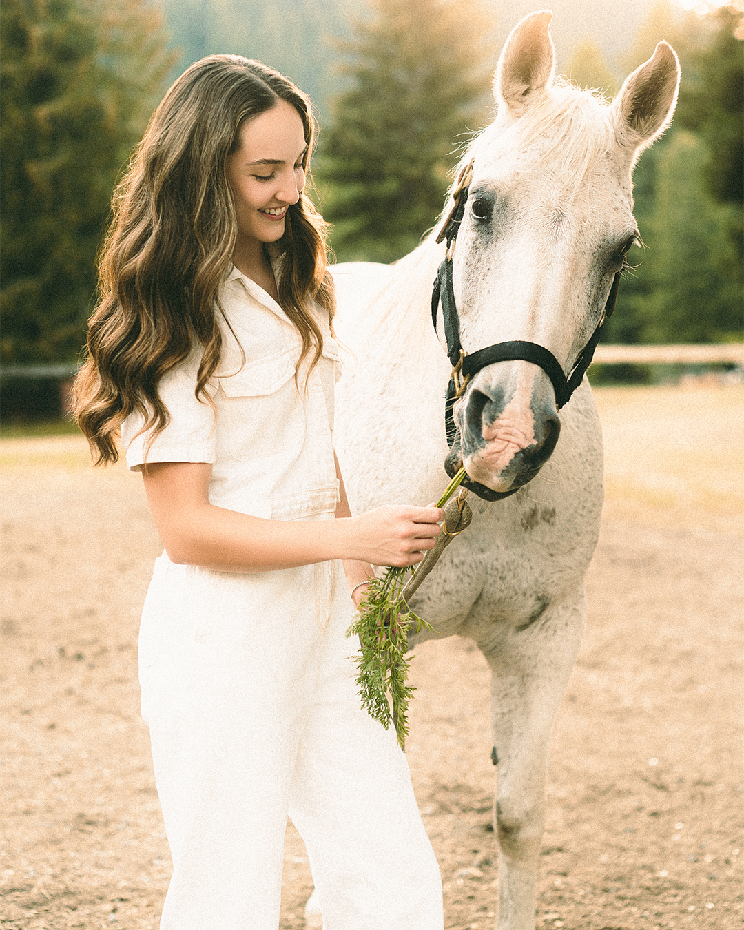 Creative Editorial Portraits with Horses on a Private Ranch in Montana — photograph 8 of 20